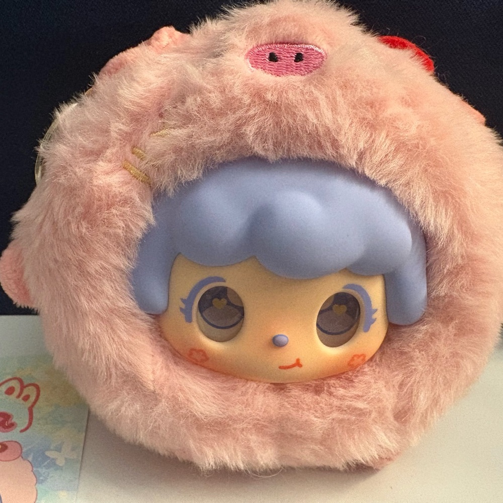 Adorable Confirmed Pink Piggy Mia Plush Pendant!